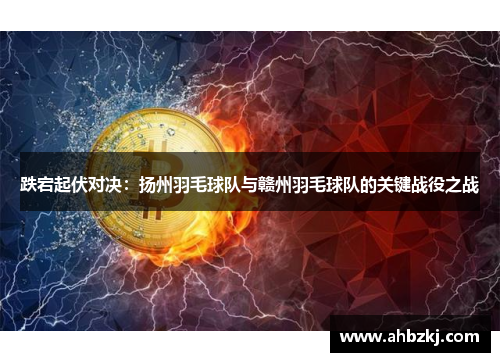 跌宕起伏对决：扬州羽毛球队与赣州羽毛球队的关键战役之战
